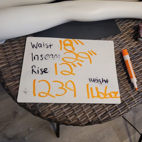 Vntg Lee Relaxed Fit Straight Leg Jeans Sz 16P Petite 100% Cotton Y2K Heritage - Picture 6 of 8